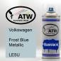 Preview: Volkswagen, Frost Blue Metallic, LE5U: 400ml Sprühdose, von ATW Autoteile West.